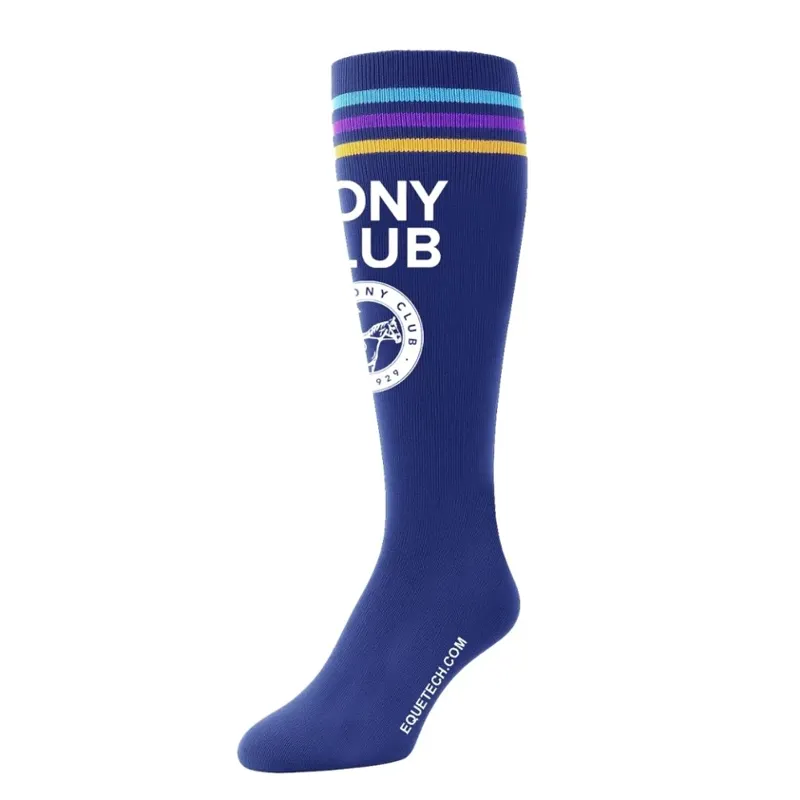 Equetech Junior Official Pony Club Riding Socks 2 Pairs-1