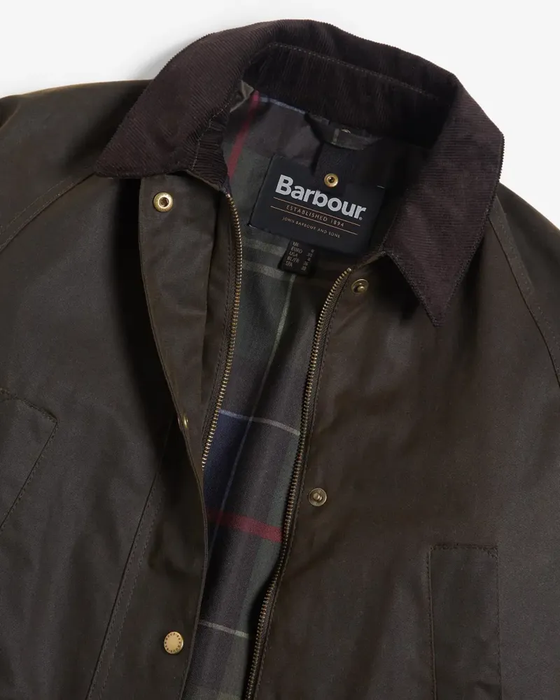 Barbour Ladies Acorn Wax Jacket Olive-2