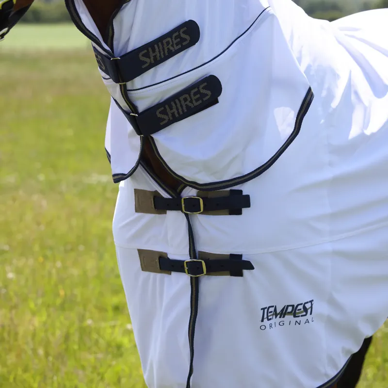 Shires Tempest Original Fly Combo Rug White/Navy-2