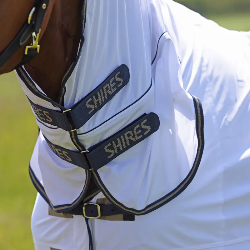Shires Tempest Original Fly Combo Rug White/Navy-3