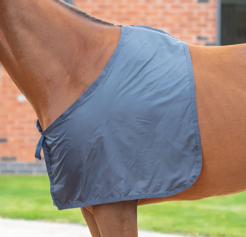 Shires Satin Anti Rub Bib Black-1