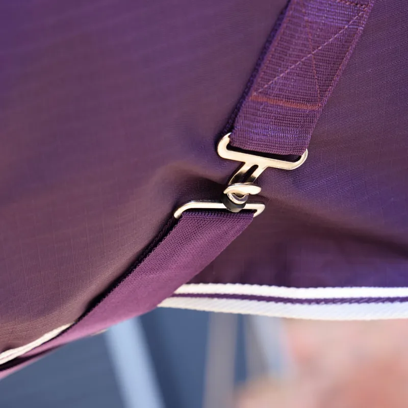Shires Highlander Original 100g Turnout Rug Plum-2