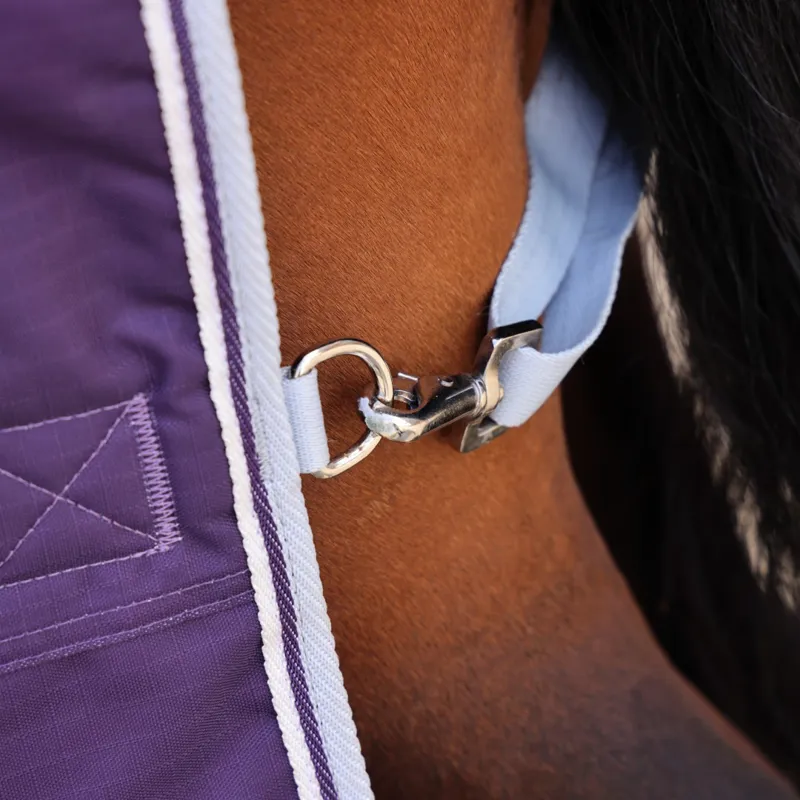 Shires Highlander Original 100g Turnout Rug Plum-4