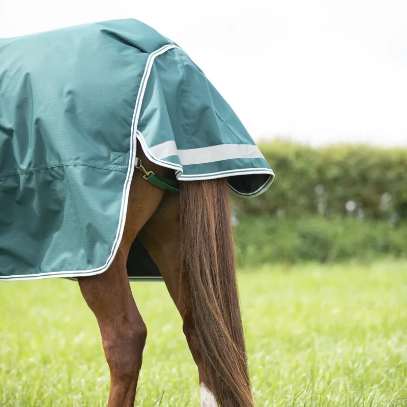 Shires Highlander Original 300g Combo Turnout Rug Green-6