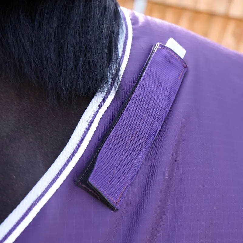 Shires Highlander Original 100g Turnout Rug And Neck Set Plum-8