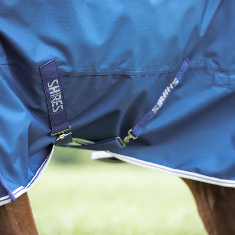 Shires Highlander Original 200g Turnout Rug And Neck Set Blue-5