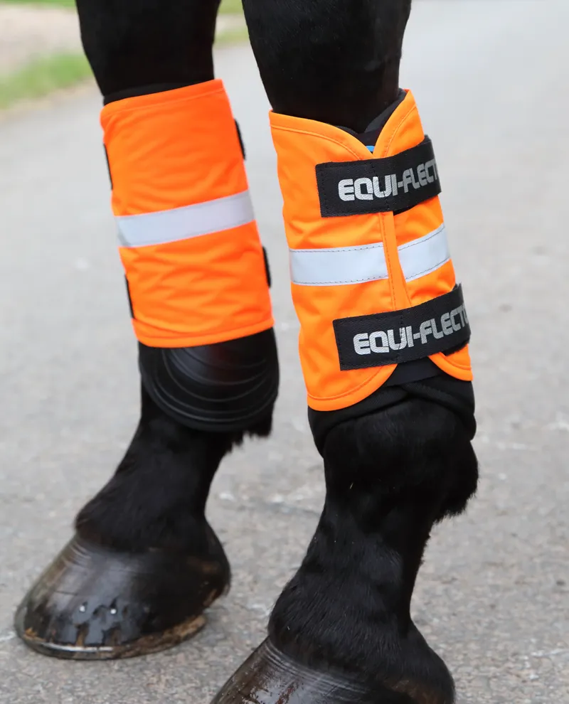 Shires Equi-Flector Wraps Orange