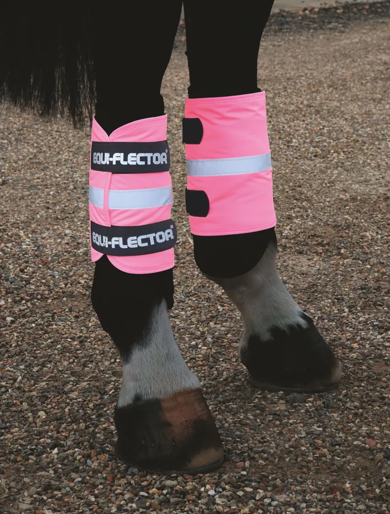 Shires Equi-Flector Wraps Pink