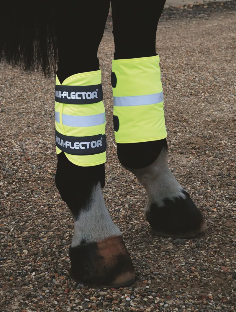 Shires Equi-Flector Wraps Yellow
