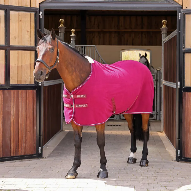 Shires Tempest Original Fleece Rug Maroon