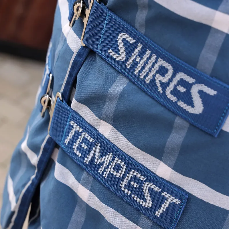 Shires Tempest Original Stable Sheet Teal Check-1