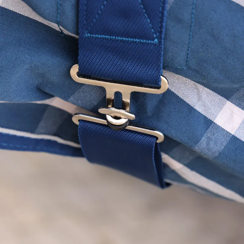 Shires Tempest Original Stable Sheet Teal Check-2