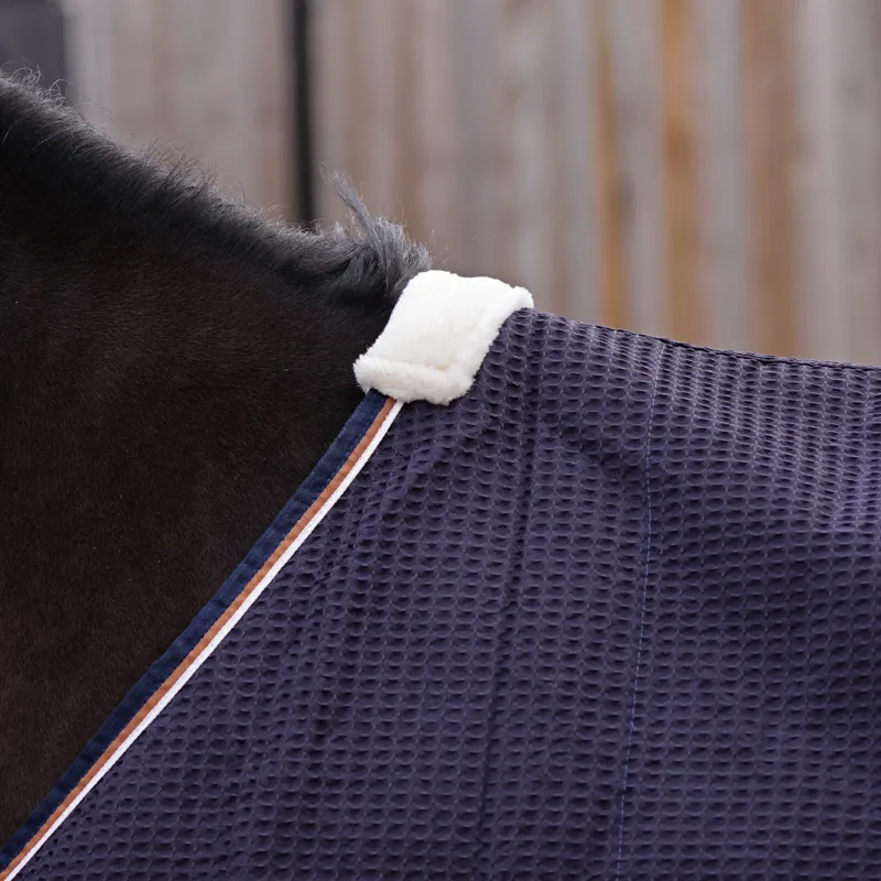 Shires Tempest Original Waffle Rug Navy-2