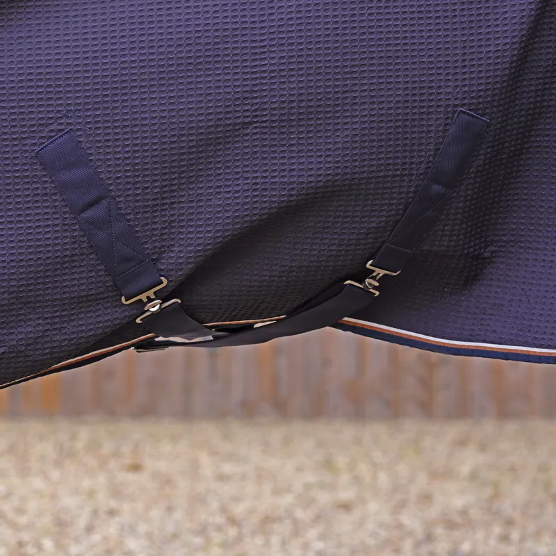 Shires Tempest Original Waffle Rug Navy-3