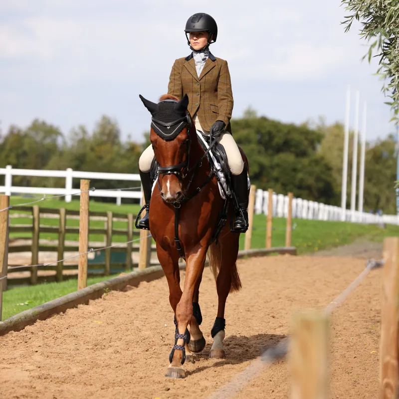 Shires Aubrion Ladies Saratoga Tweed Jacket Oak Brown-5