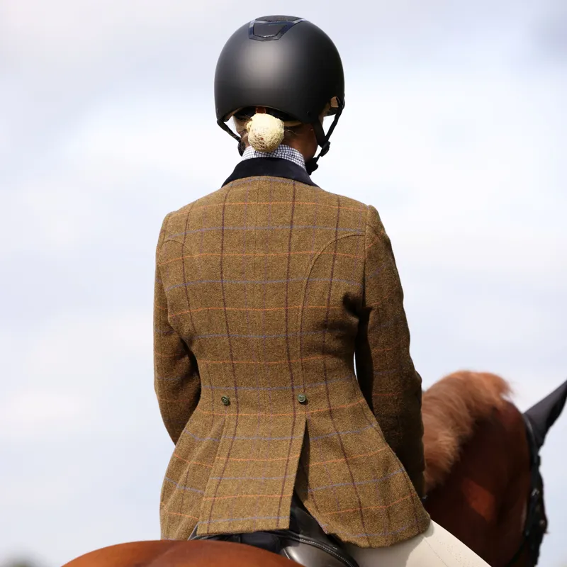 Shires Aubrion Ladies Saratoga Tweed Jacket Oak Brown-3
