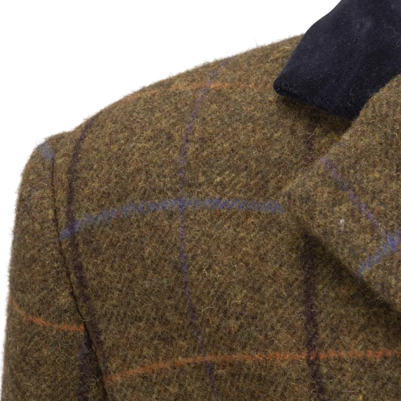 Shires Aubrion Junior Saratoga Tweed Jacket Oak Brown-6