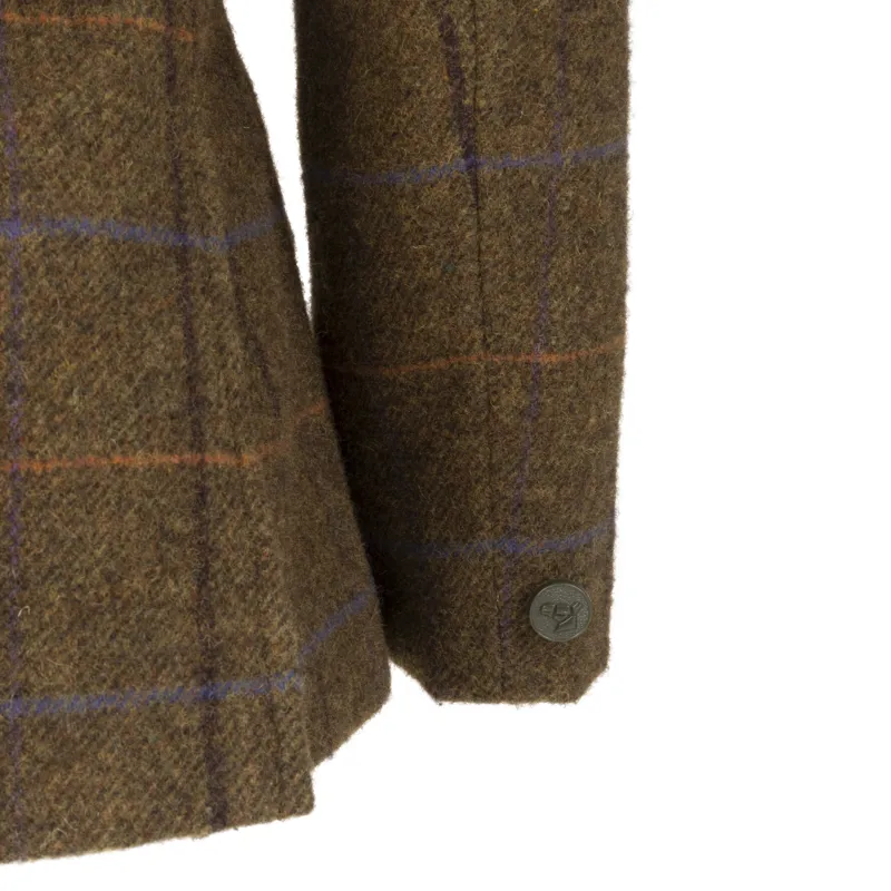 Shires Aubrion Junior Saratoga Tweed Jacket Oak Brown-4
