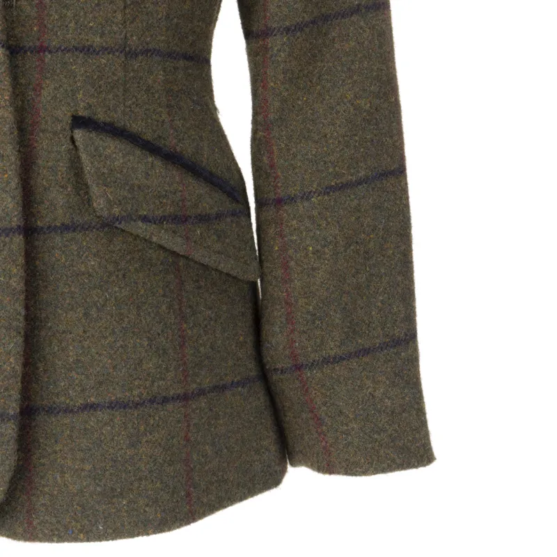 Shires Aubrion Junior Saratoga Tweed Jacket Spruce Green-4