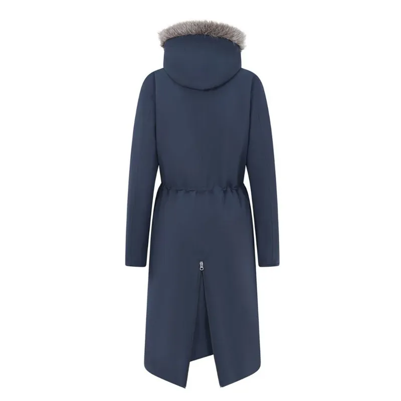 Equetech Ladies Inferno Long Heated Waterproof Riding Coat 2025 Navy-4