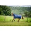 Horseware Amigo Bravo 12 Pony Plus 0g Light Weight Turnout Rug Navy/Titanium Grey And Silver