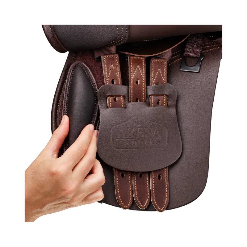 Arena Childrens Saddle 14in Brown-3