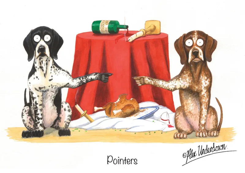 Pointers - Alex Underdown Greeting Card