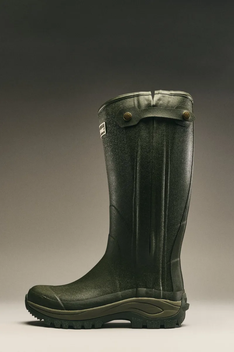 Barbour Mens Teesdale Tall Welly Olive-4