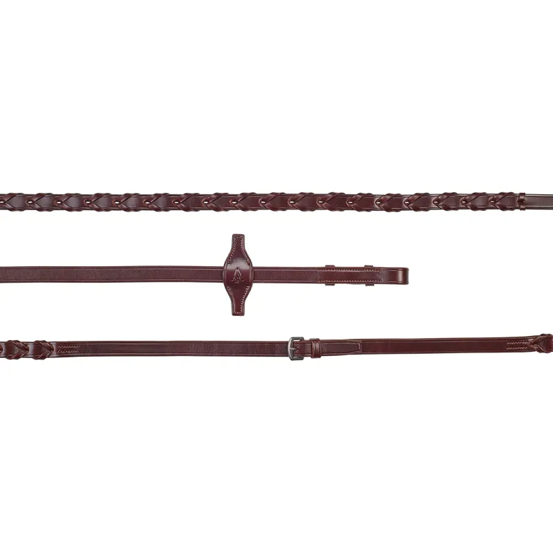 Arena Laced Reins Brown