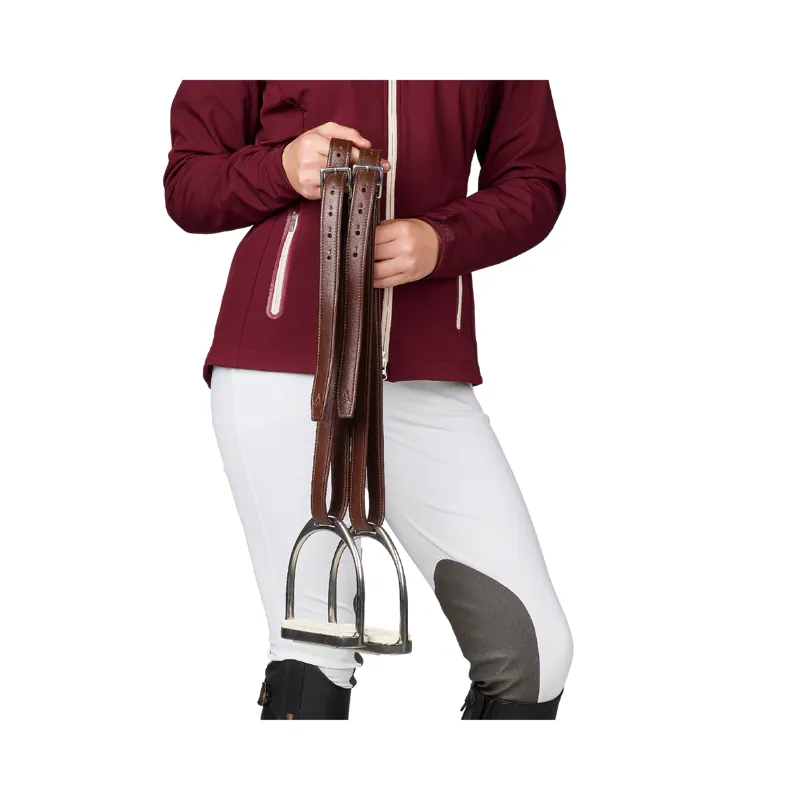 Arena Stirrup Leathers Brown-2