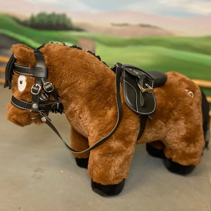 Crafty Ponies PU English Tack Set Black-1