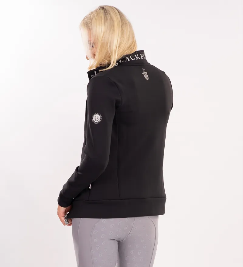 Blackfort Equestrian Jenny Black And Silver Zip Up-8