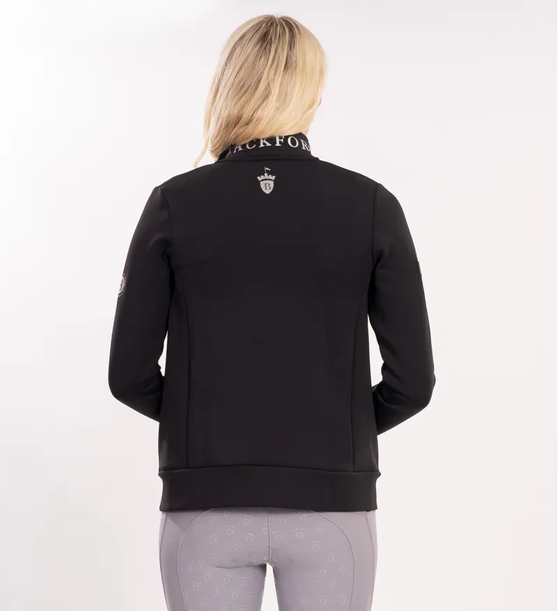 Blackfort Equestrian Jenny Black And Silver Zip Up-1