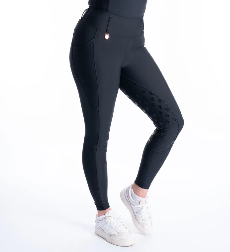 Blackfort Non Silicone Riding Breggings Black-6