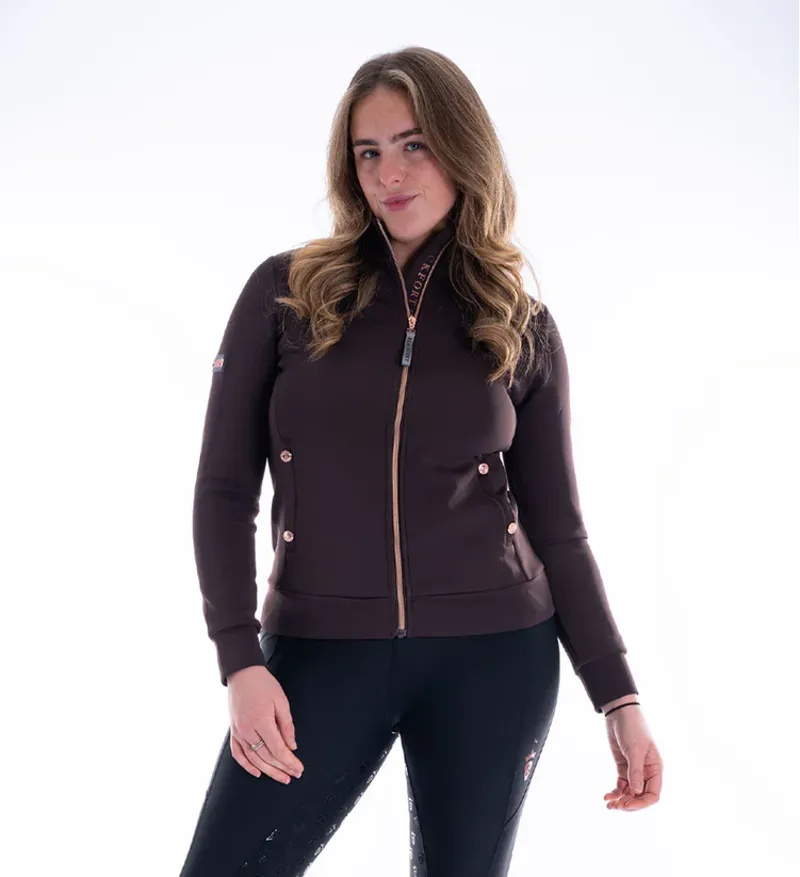 Blackfort Equestrian Jenny Softshell Jacket Chocolate
