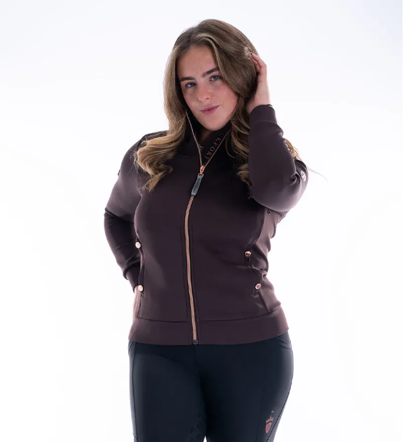 Blackfort Equestrian Jenny Softshell Jacket Chocolate-4