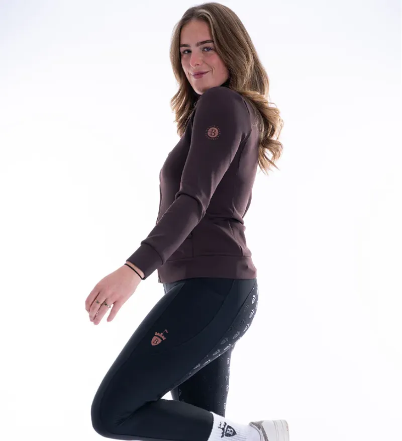 Blackfort Equestrian Jenny Softshell Jacket Chocolate-5