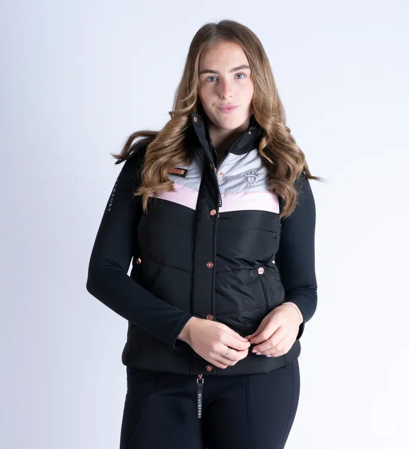 Blackfort Equestrian Seren Gilet Black/Pink
