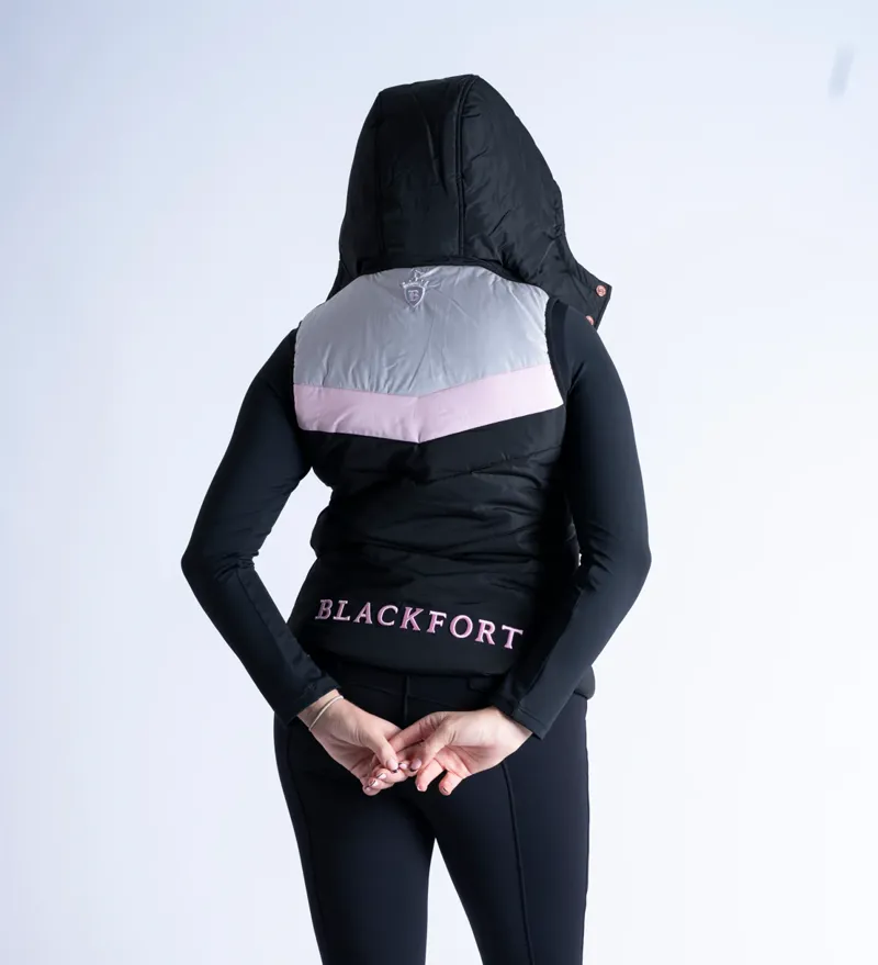 Blackfort Equestrian Seren Gilet Black/Pink-6
