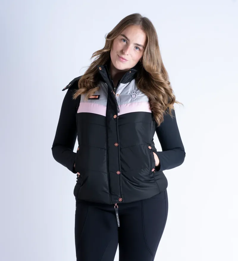 Blackfort Equestrian Seren Gilet Black/Pink-4