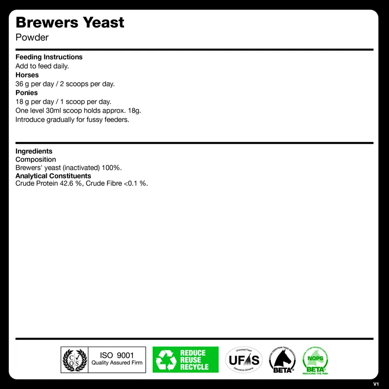 NAF Brewers Yeast 1kg-1