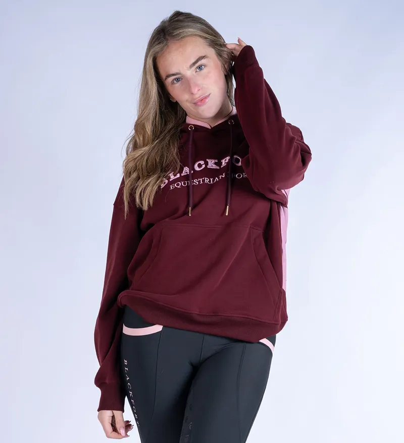 Blackfort Equestrian Grace Hoodie Burgundy/Pink-1