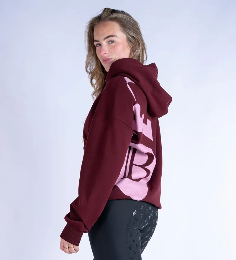 Blackfort Equestrian Grace Hoodie Burgundy/Pink-2