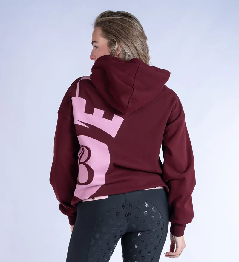 Blackfort Equestrian Grace Hoodie Burgundy/Pink-3