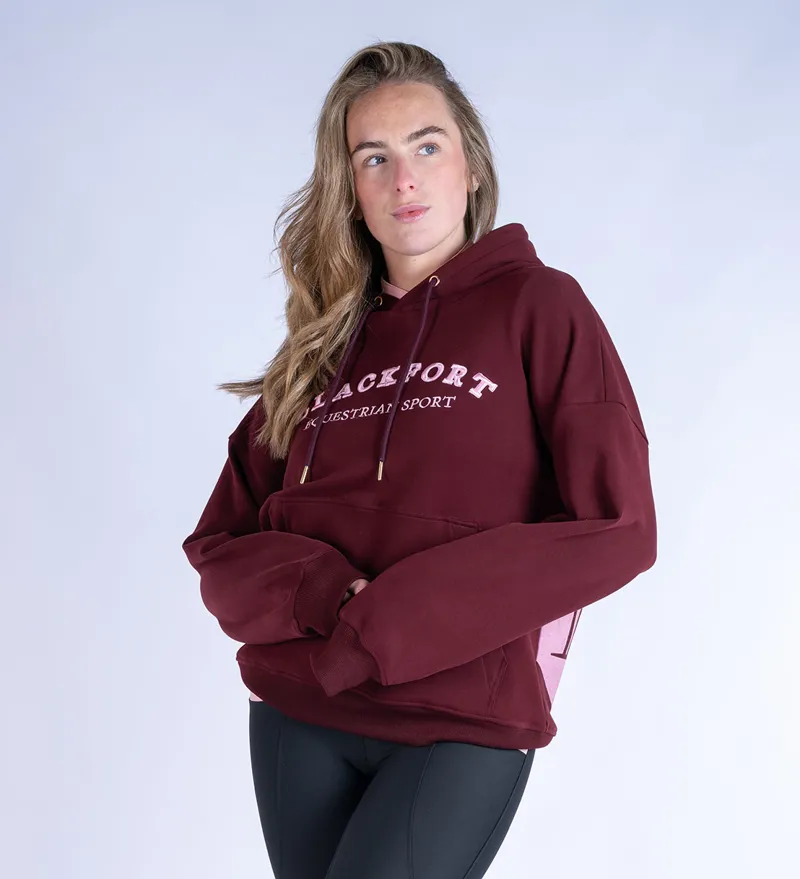 Blackfort Equestrian Grace Hoodie Burgundy/Pink