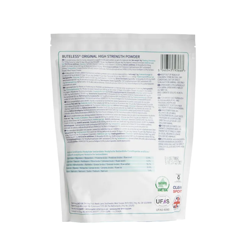 Equine America Buteless Original High Strength Powder 1kg-1