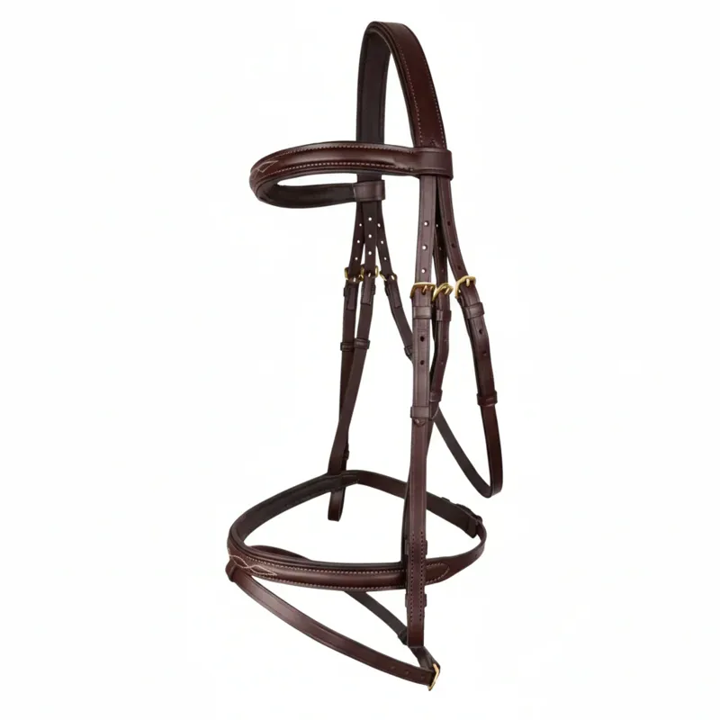 Cameo Easy Stride Bridle With Reins Dark Brown