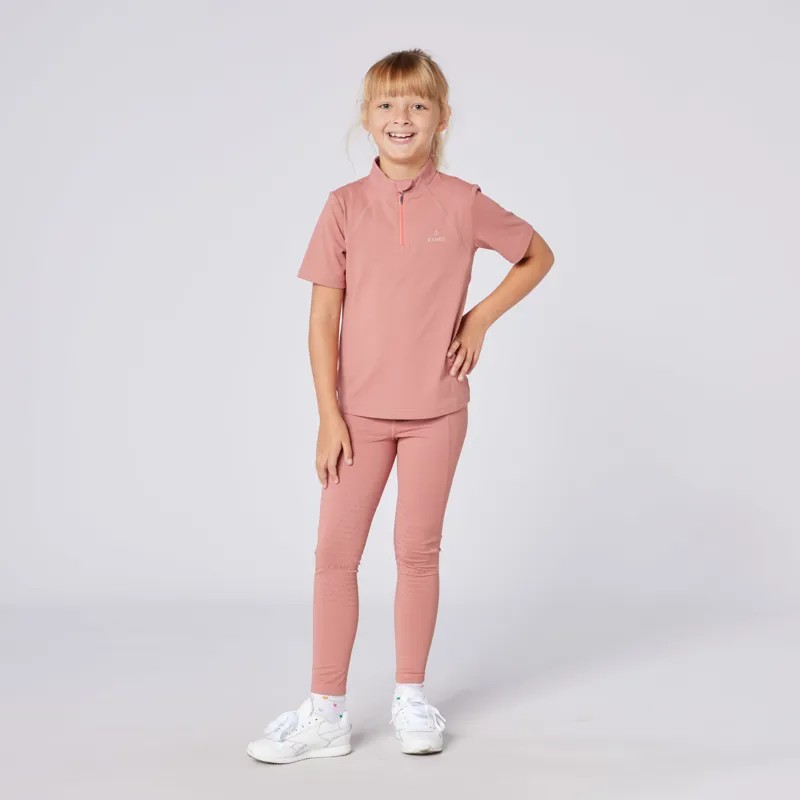 Cameo Junior Short Sleeve Baselayer Dusky Pink-4