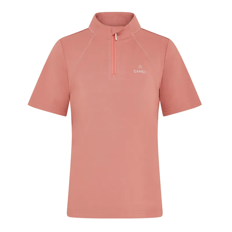Cameo Junior Short Sleeve Baselayer Dusky Pink-2