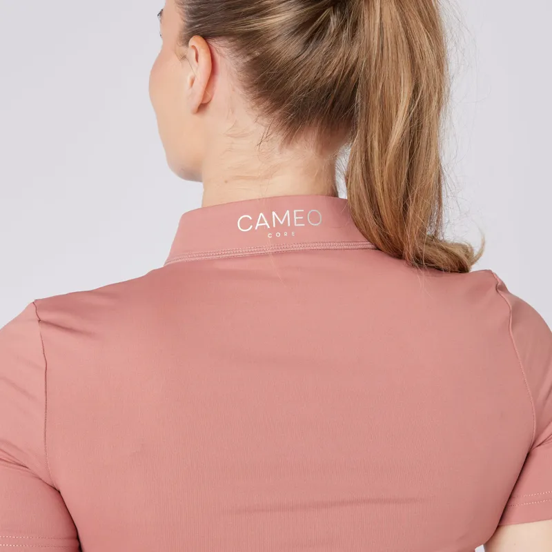 Cameo Womens Short Sleeve Baselayer Dusky Pink-2